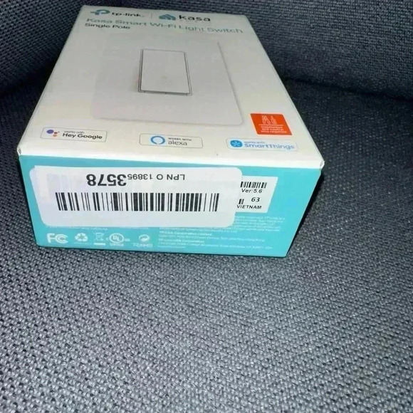 Kasa Smart Wi-Fi Light Switch Single Pole White - Picture 6 of 6